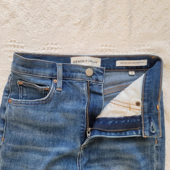 Aritzia "The Lola High Rise Skinny  26L" Denim Jean - Picture 7 of 11